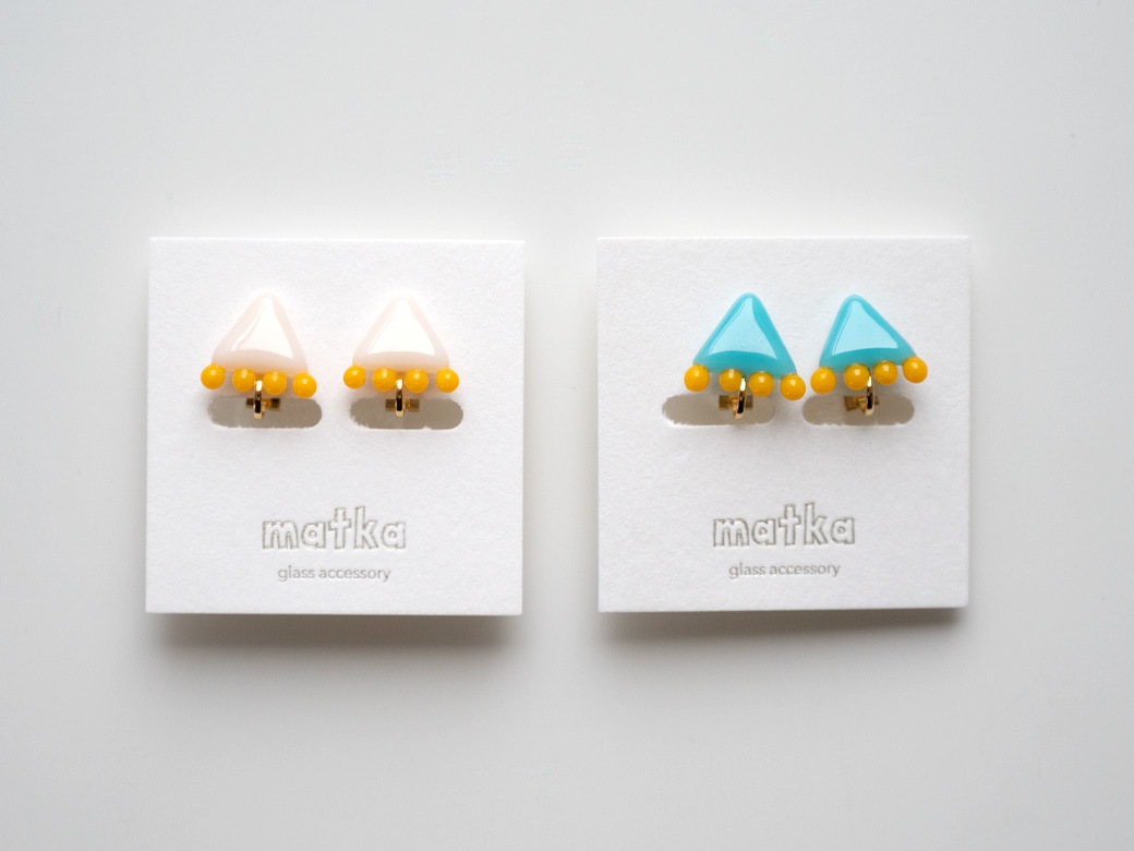 matka｜ガラスのアクセサリー circus（サーカス）【ピアス