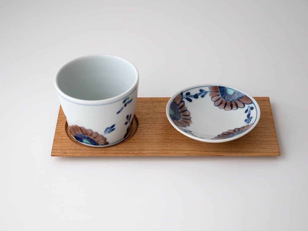 九谷青窯 高原真由美 色絵シオン／3.5寸皿 | 九谷青窯／九谷焼