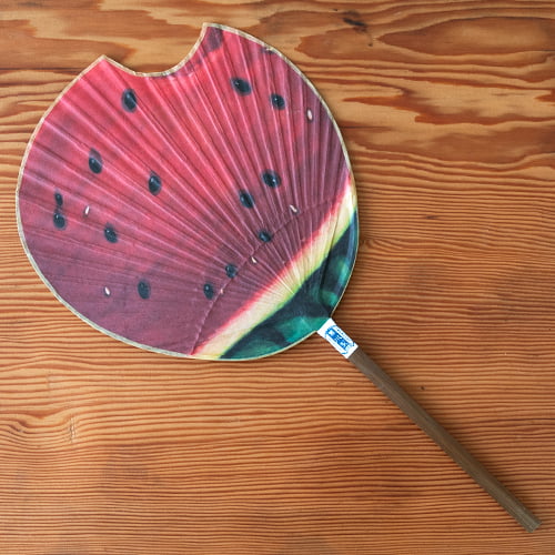 栗川商店 渋うちわ／小丸 【団扇】 | 栗川商店／来民 渋うちわ