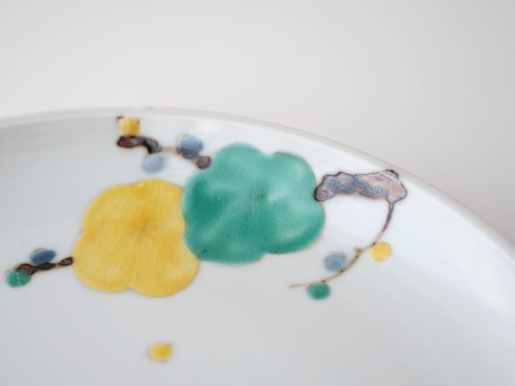 九谷青窯 高省吾 色絵梅／7寸皿 | 九谷青窯／九谷焼 | ハウスグラム