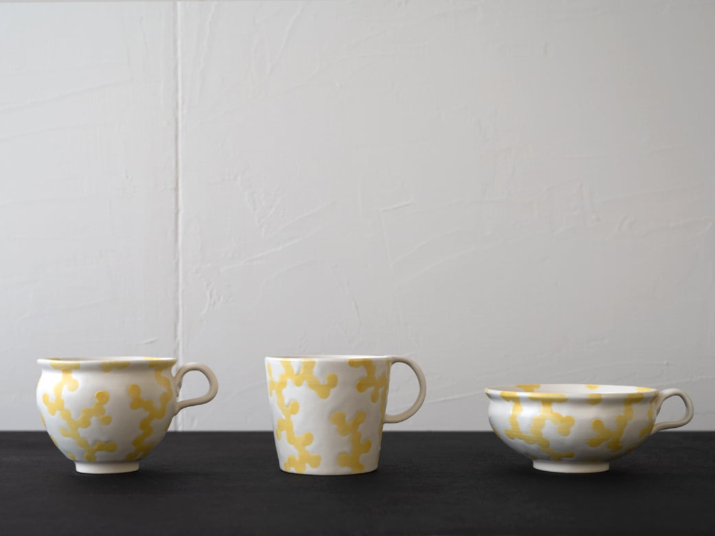 本郷里奈 ミモザ スープマグ 【スープカップ】 | 本郷里奈／うつわ作家