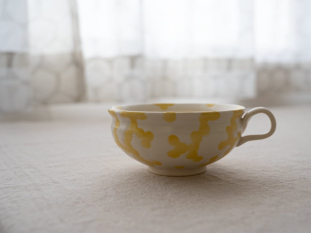 本郷里奈 ミモザ スープマグ 【スープカップ】 | 本郷里奈／うつわ作家