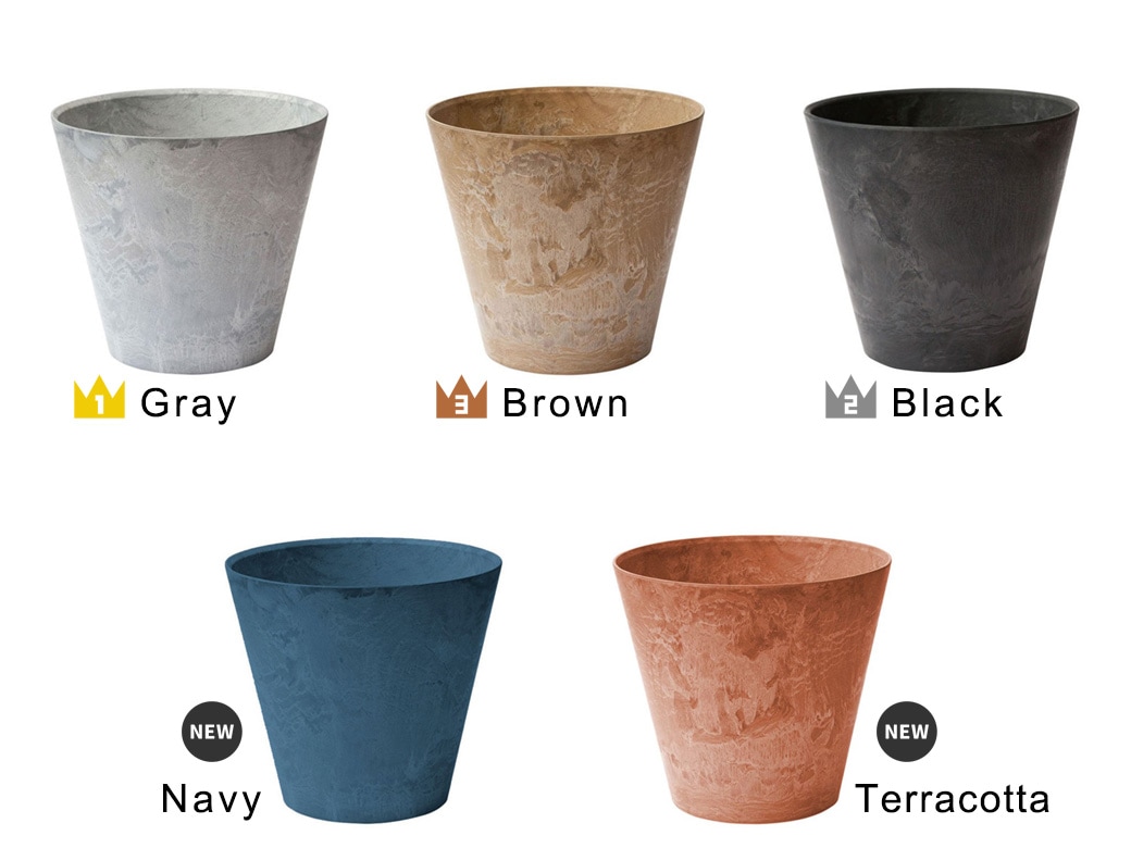 amabro ART STONE 植物プランター＜Sサイズ＞アートストーン【植木鉢