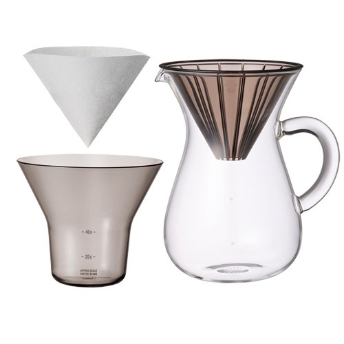 キントー コーヒー用品 無地 フリー 銅 ガラス 贅沢 高級 本格 セット