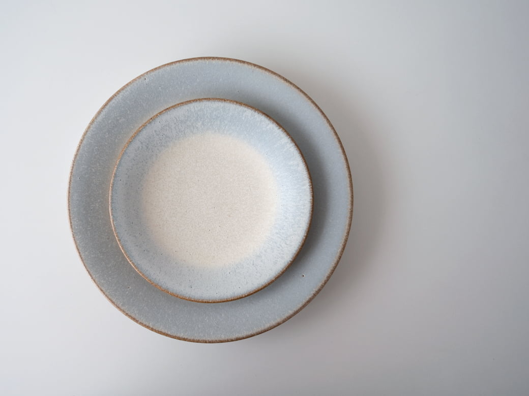 岡洋美 プレート 7寸皿／ブルー | 岡洋美／うつわ作家 | ハウスグラム