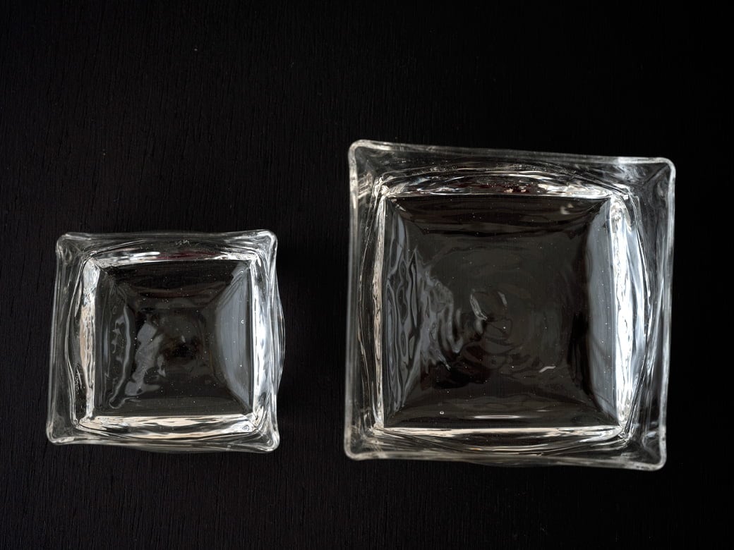 沖澤康平 カクボウル／ミニ（8823/glass work）【ガラス作家 小鉢