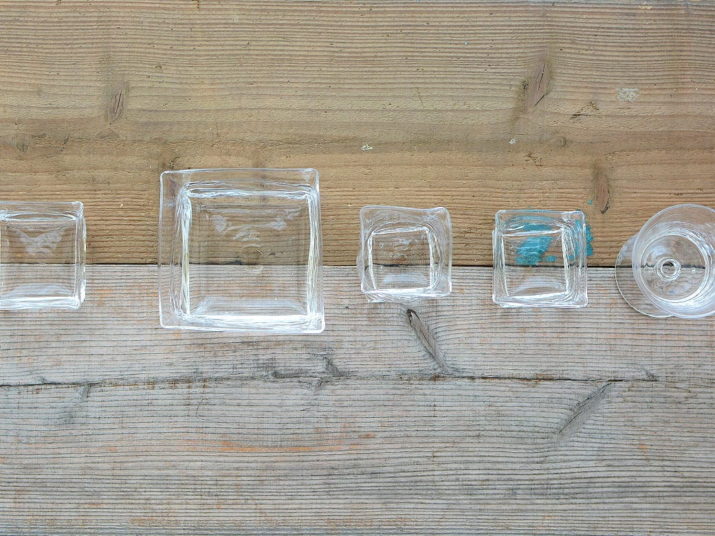 沖澤康平 カクボウル／ミニ（8823/glass work）【ガラス作家 小鉢