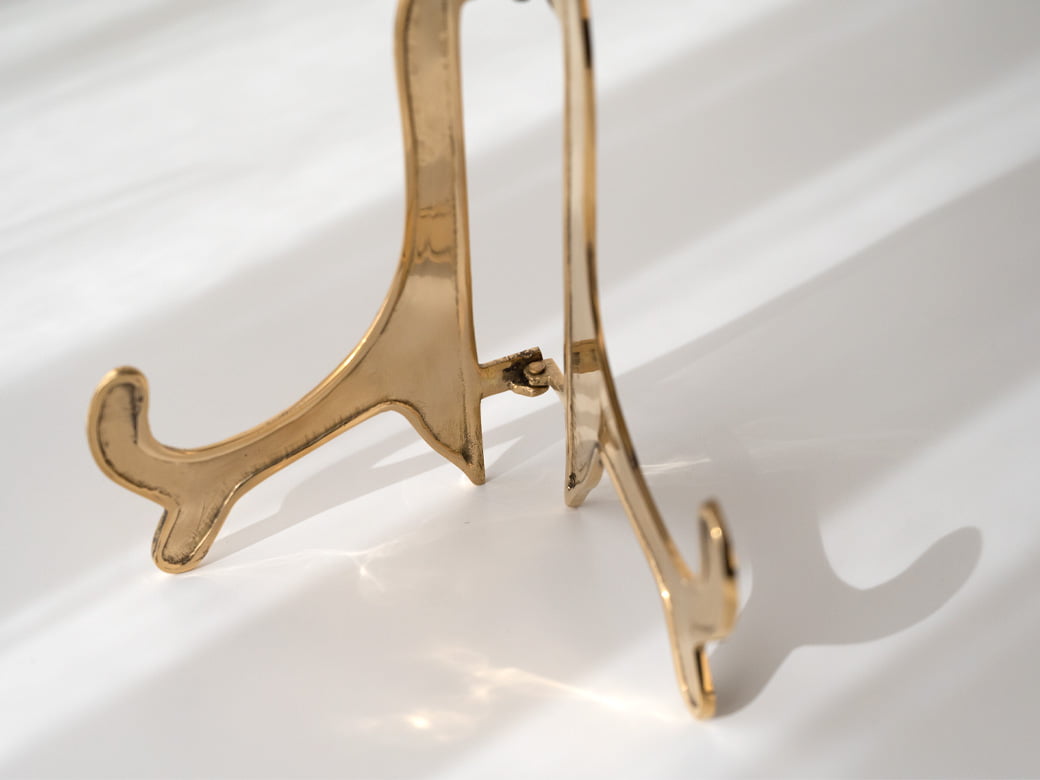 amabro 真鍮製プレートスタンド／Mサイズ BRASS PLATE STAND