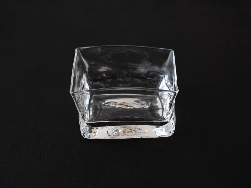 沖澤康平 カクボウル／正（8823/glass work）【ガラス作家 小鉢】 | 沖