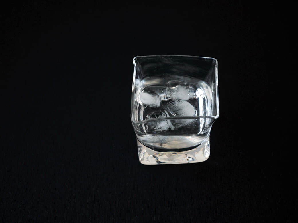 沖澤康平 カク／コロック（8823/glass work）【ガラス作家 酒器 ロック