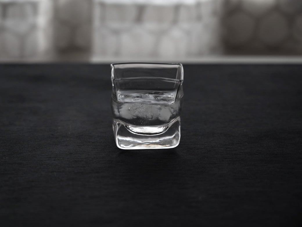 沖澤康平 カク／コロック（8823/glass work）【ガラス作家 酒器 ロック