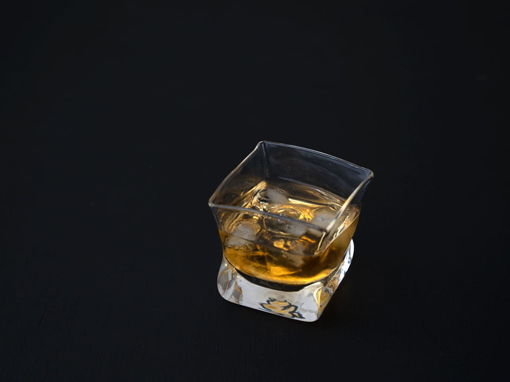 沖澤康平 カク／コロック（8823/glass work）【ガラス作家 酒器 ロック