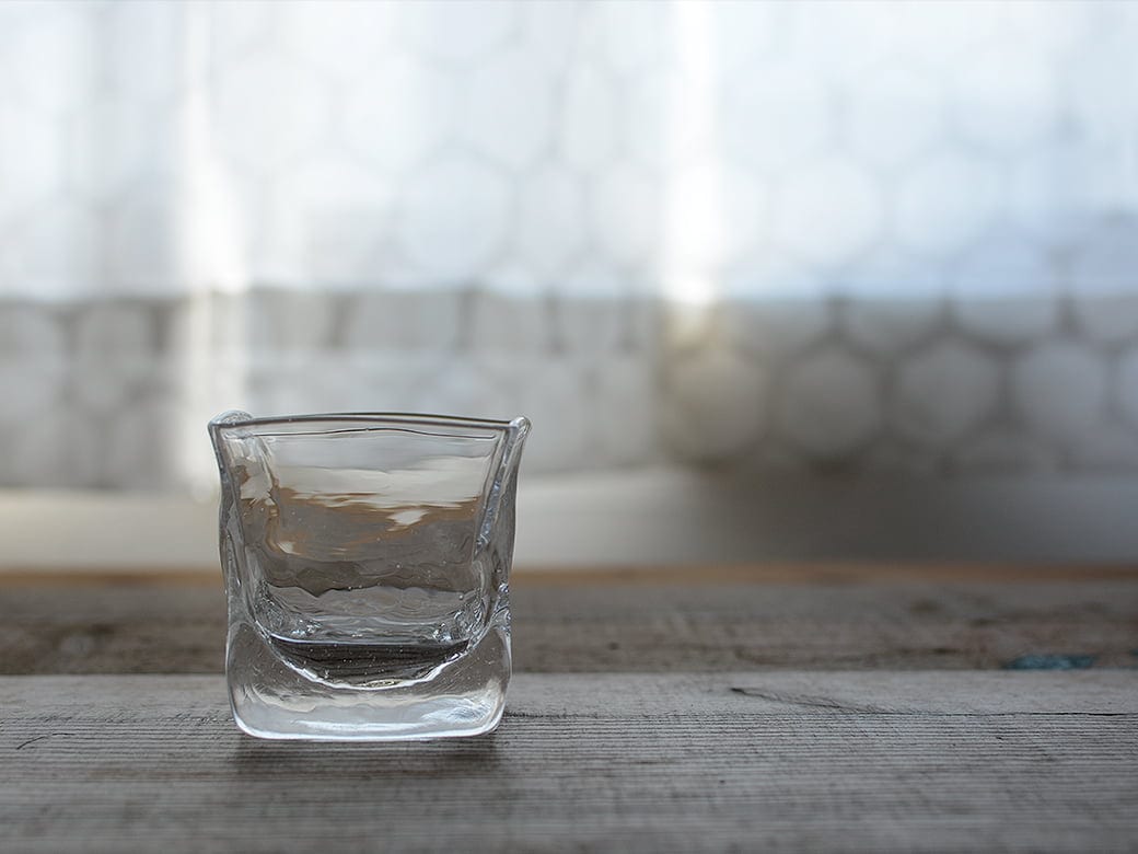沖澤康平 カク／コロック（8823/glass work）【ガラス作家 酒器