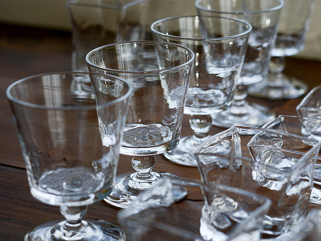 沖澤康平 カク／コロック（8823/glass work）【ガラス作家 酒器 ロック