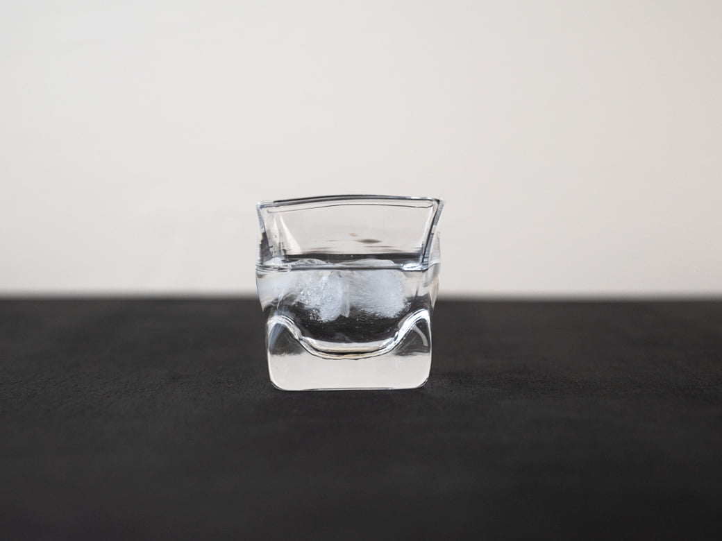 沖澤康平 カク／コロック（8823/glass work）【ガラス作家 酒器 ロック