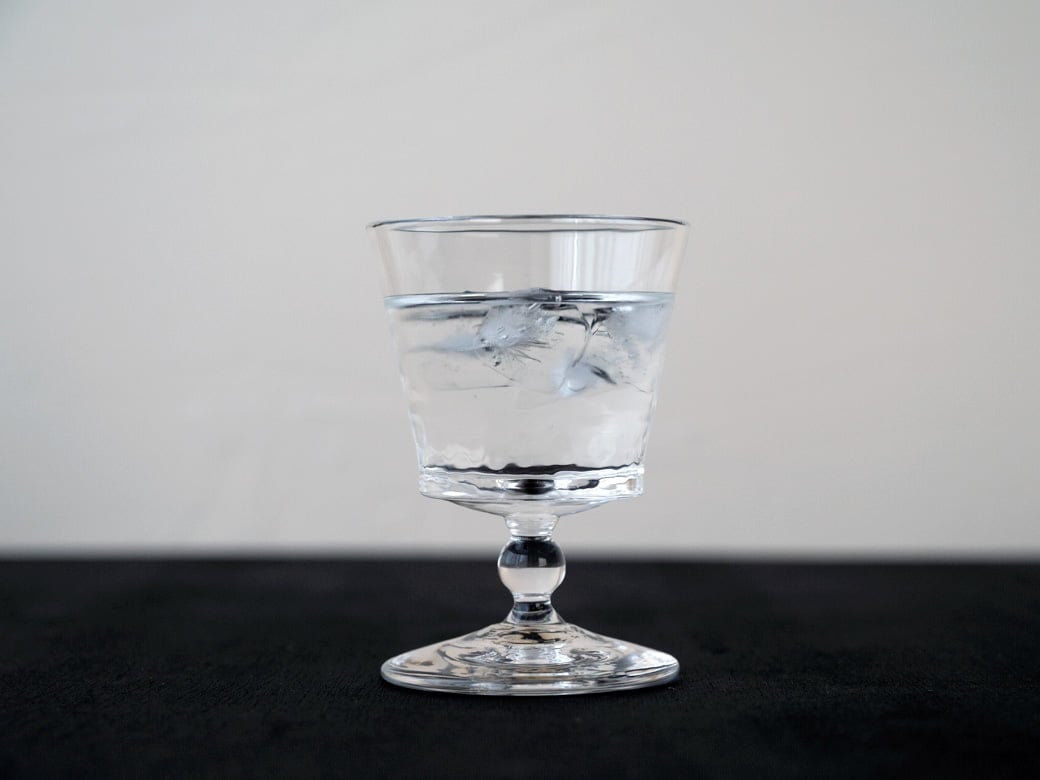 沖澤康平さん ガラスの器2個セット 沖澤康平 ワイングラス S／3（8823/glass work）【ガラス作家 酒