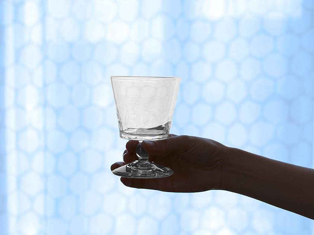 沖澤康平 ワイングラス S／3（8823/glass work）【ガラス作家 酒器