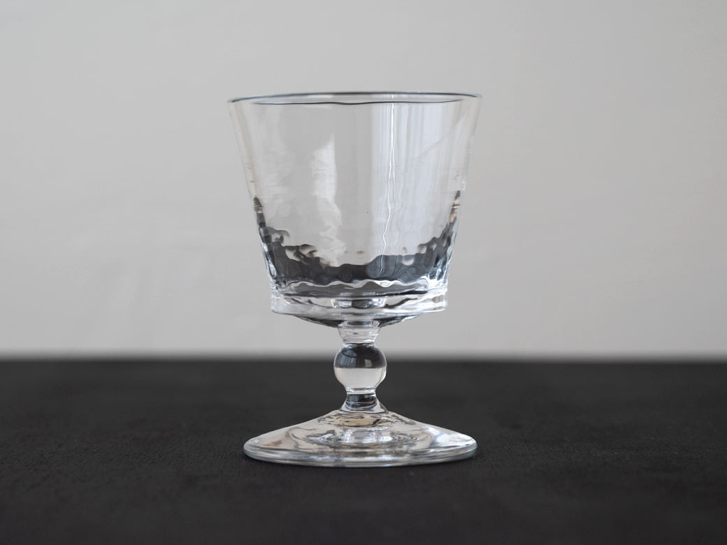 沖澤康平 Reグラス4客セット【ひとつ訳あり/3客新品未使用】　ガラスコップ 沖澤康平 ワイングラス S／3（8823/glass work）【ガラス作家 酒器