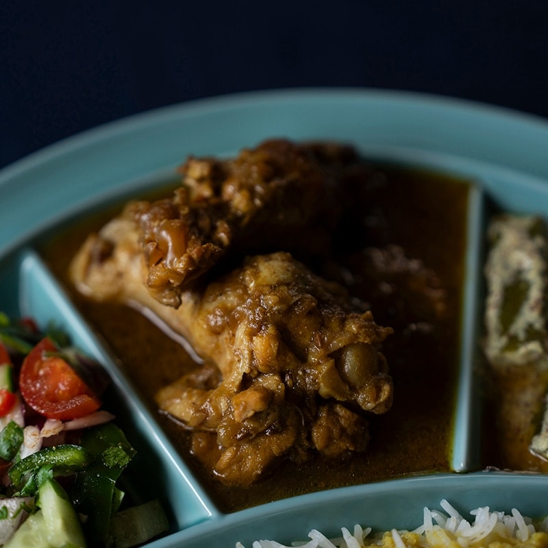 zen to] 仕切りが取れる カレー皿【amabro アマブロ 波佐見焼