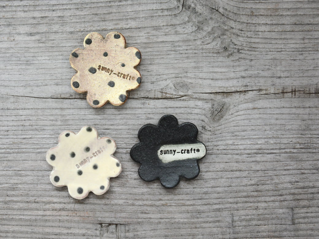 sunny-craft サニークラフト 花ロゴの箸置き／3カラー | サニィ