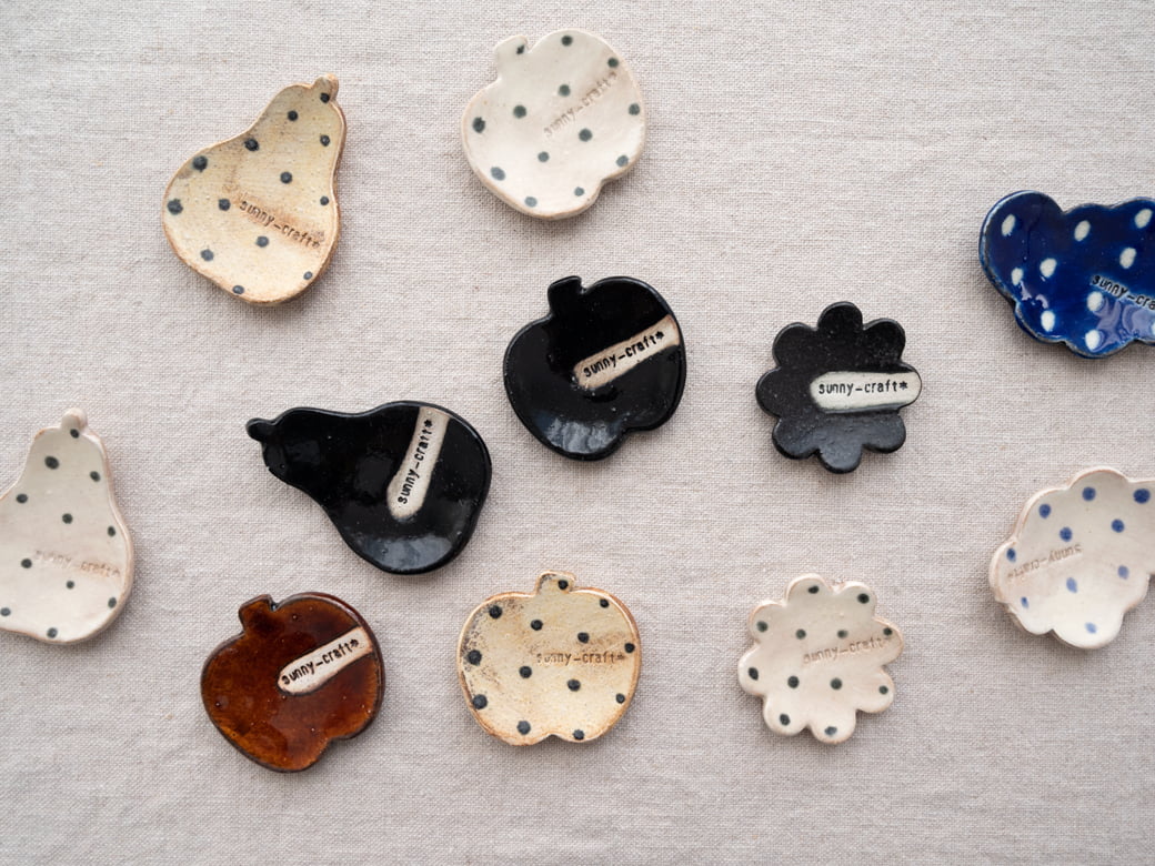 sunny-craft サニークラフト 花ロゴの箸置き／3カラー | サニィ