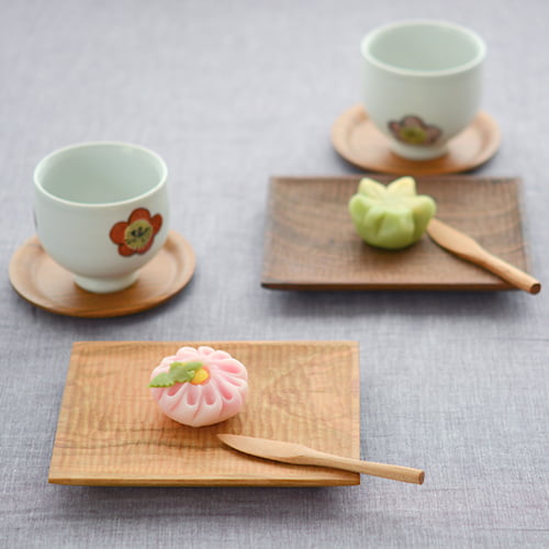 icura工房 菓子皿／ほり（2種類） 【筒井則行 木のうつわ】 | icura