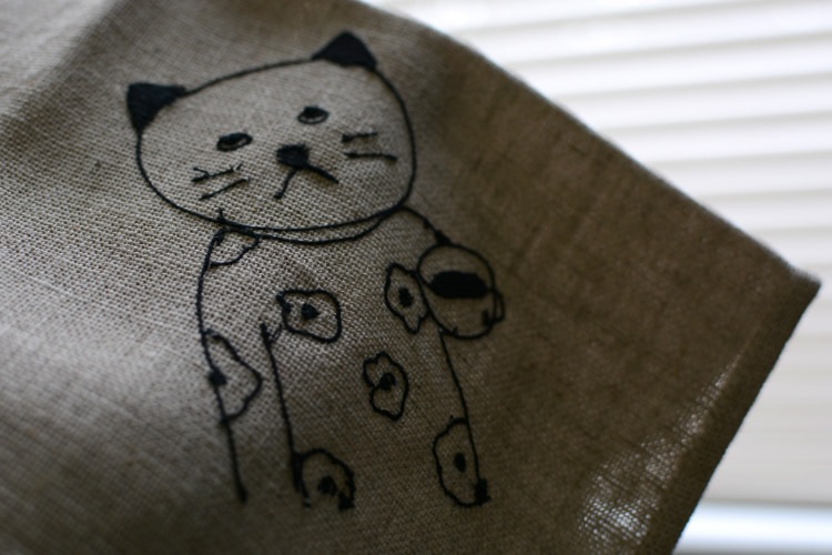 倉敷意匠 sen no koto リネンの刺繍お弁当包み（4種類） | 倉敷意匠