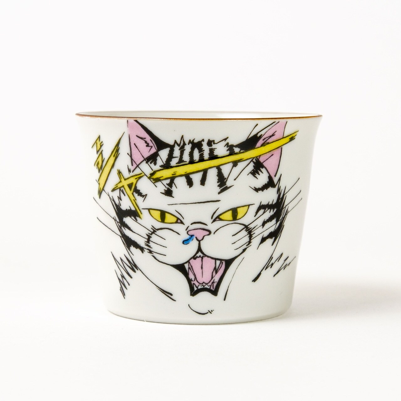 クタニシール ネコ・ジェラシー そば猪口 蕎麦ちょこ カップ 湯呑