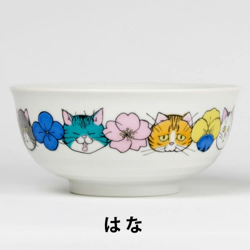 新品 タナベヨシミ ミニ小鉢と豆皿3点セット インド人 猫 宇宙人 クタニシール ネコ・ジェラシー 中鉢 どんぶり 麺鉢【九谷焼 上出長右