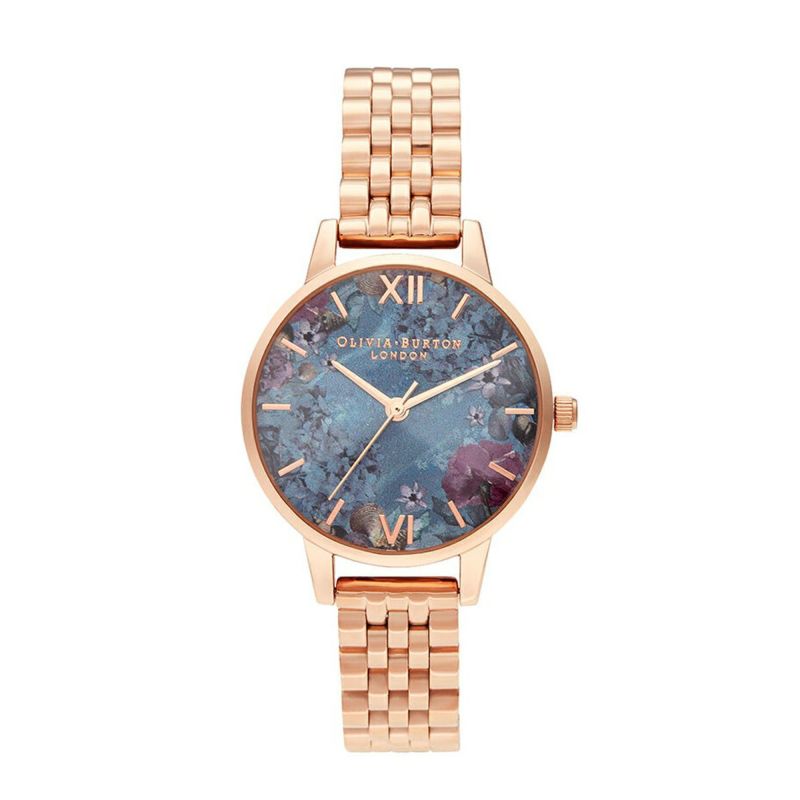 OLIVIA BURTON｜Under The Sea アンダーザシー シェルフローラル ローズゴールドブレスレット