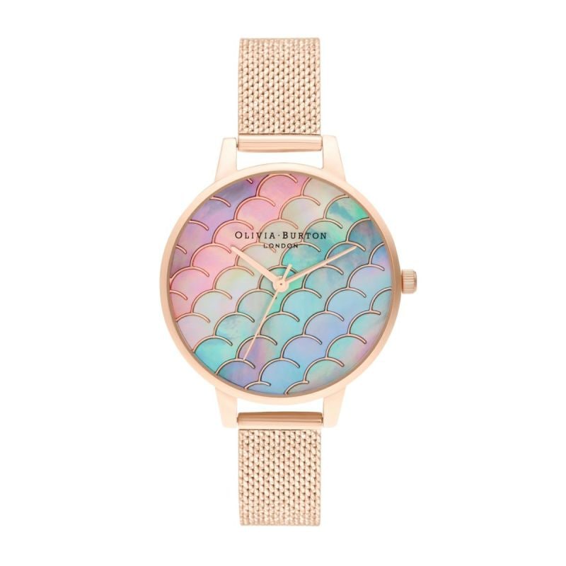 OLIVIA BURTON｜Under The Sea アンダーザシー マーメイドテール ローズゴールドブークルメッシュ