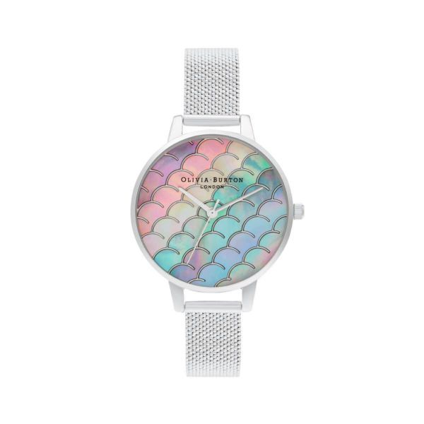 OLIVIA BURTON｜Under The Sea アンダーザシー マーメイドテール シルバーブークルメッシュ