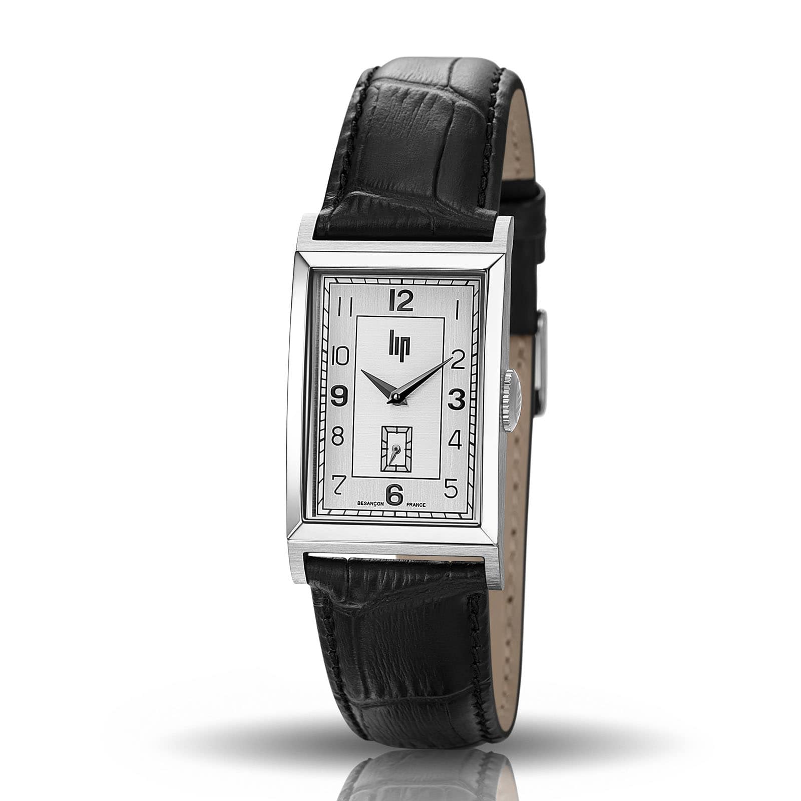 LIP｜Churchill T24 チャーチル シルバー ブラック 型押しレザー