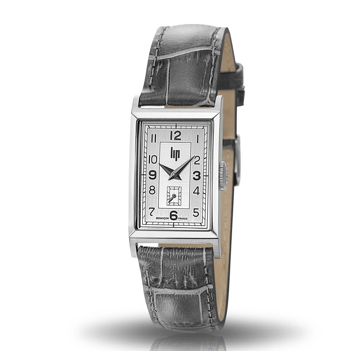 LIP｜Churchill T18 チャーチル シルバー ダークグレー 型押しレザー