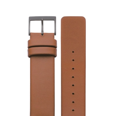 sazare さざれ｜替えベルト ブラックホーニング ブラウン カウレザーベルト 18mm