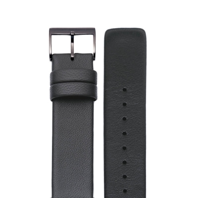 sazare さざれ｜替えベルト ブラックミラー ブラック シープスキンレザーベルト 18mm