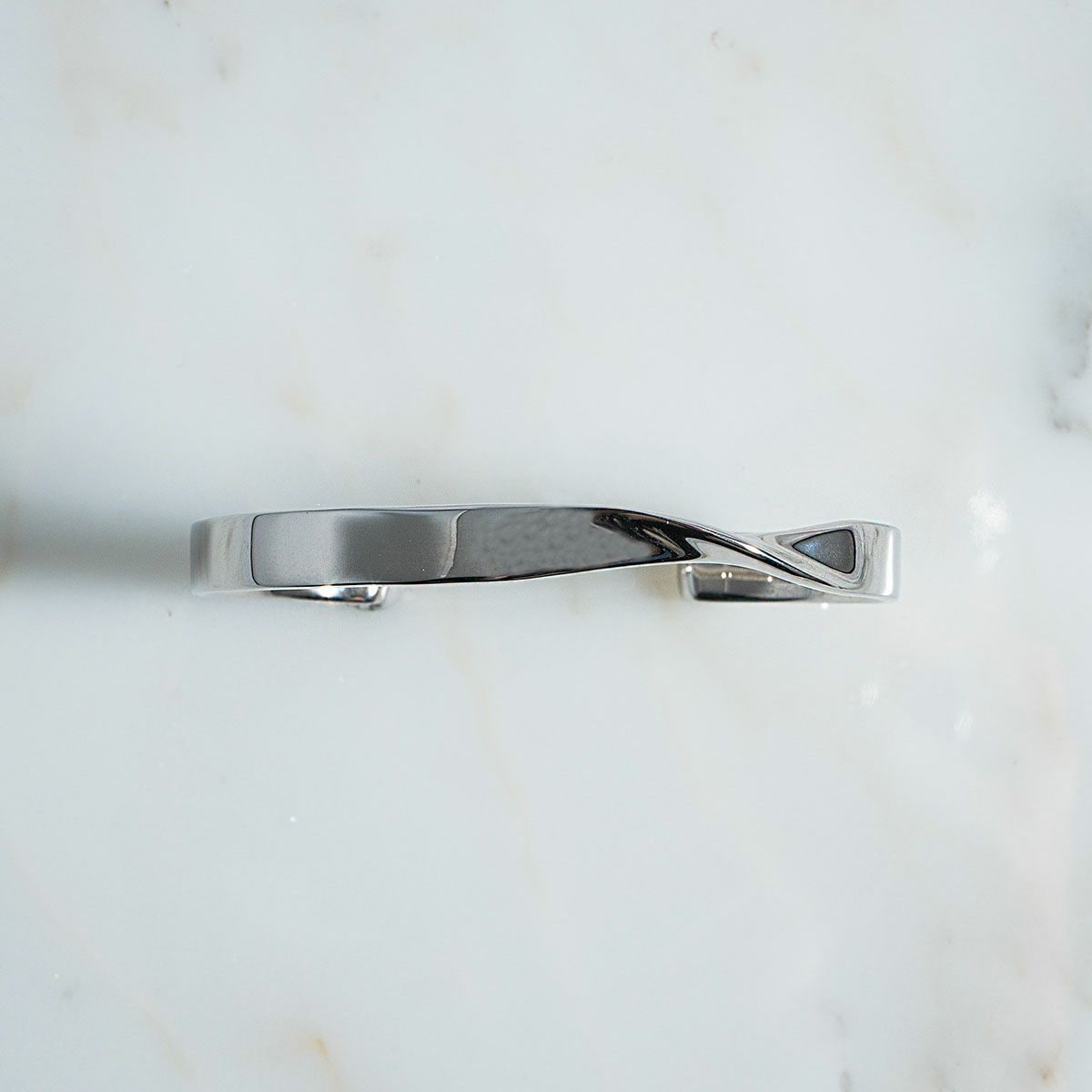 MATOW｜Accessory ツイストバングル シルバー 