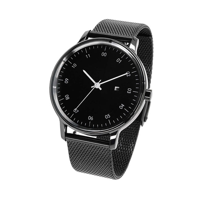 sazare さざれ｜SK01 SS ブラックミラー ブラックダイヤル ブラックメッシュ