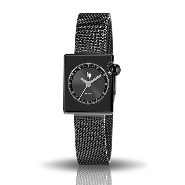 LIP｜Mach 2000 マッハ ミニ スクエア ブラック メッシュ