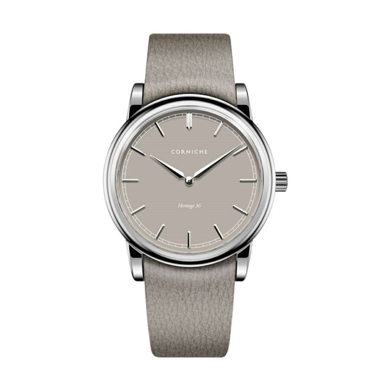 CORNICHE｜ Heritage 36mm シルバー グレー セラミックダイヤル