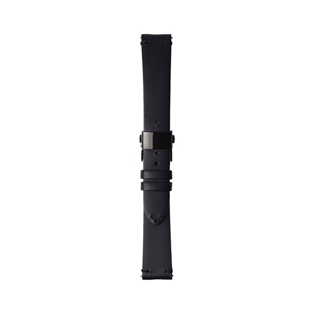 sazare さざれ｜替えベルト ブラックDバックル ブラック ブッテーロレザーベルト 18mm