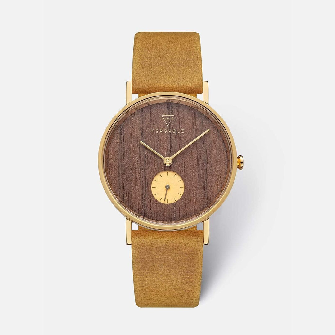 KERBHOLZ｜FRIDA 35mm フリーダ ウォールナット ゴールド タバコ