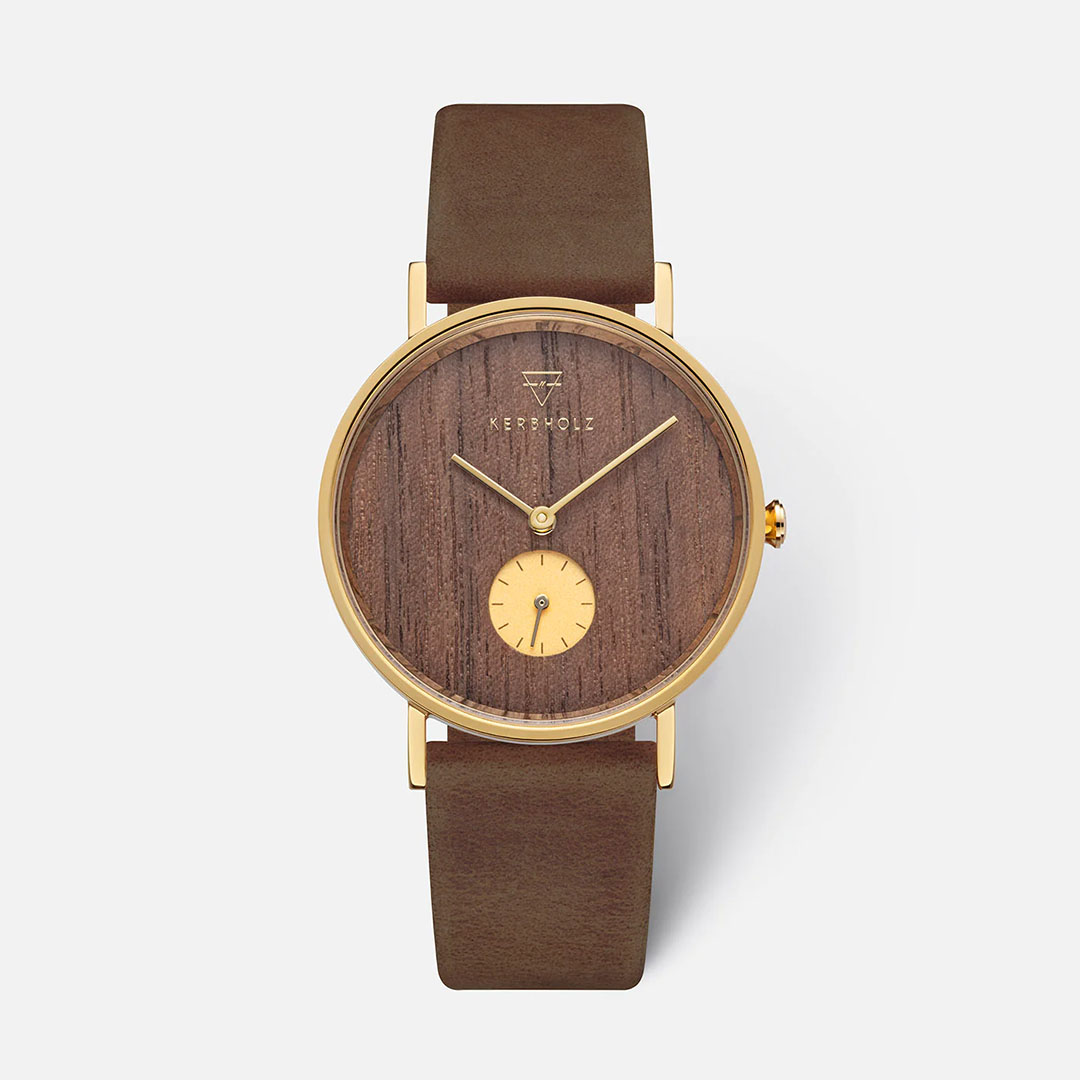 KERBHOLZ｜FRIDA 35mm フリーダ ウォールナット ゴールド タバコ