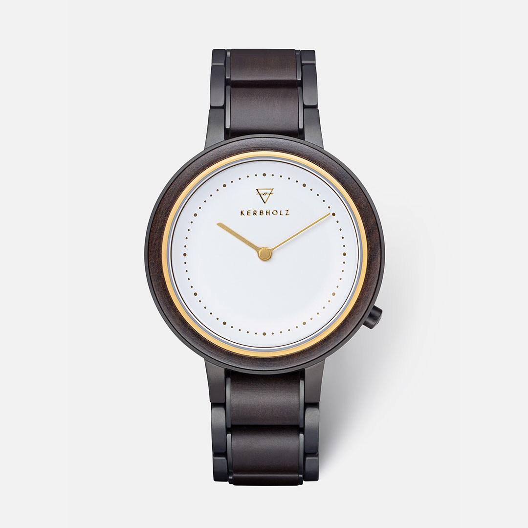 KERBHOLZ｜THEA 36mm テア サンダルウッド ブラック ゴールド