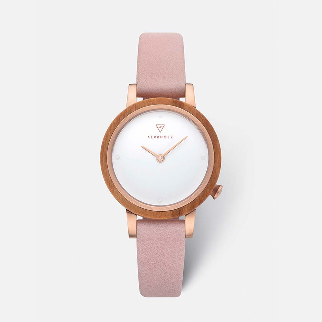 KERBHOLZ｜LUISE 30mm ルイーズ オリーブウッド ローズゴールド ローズ