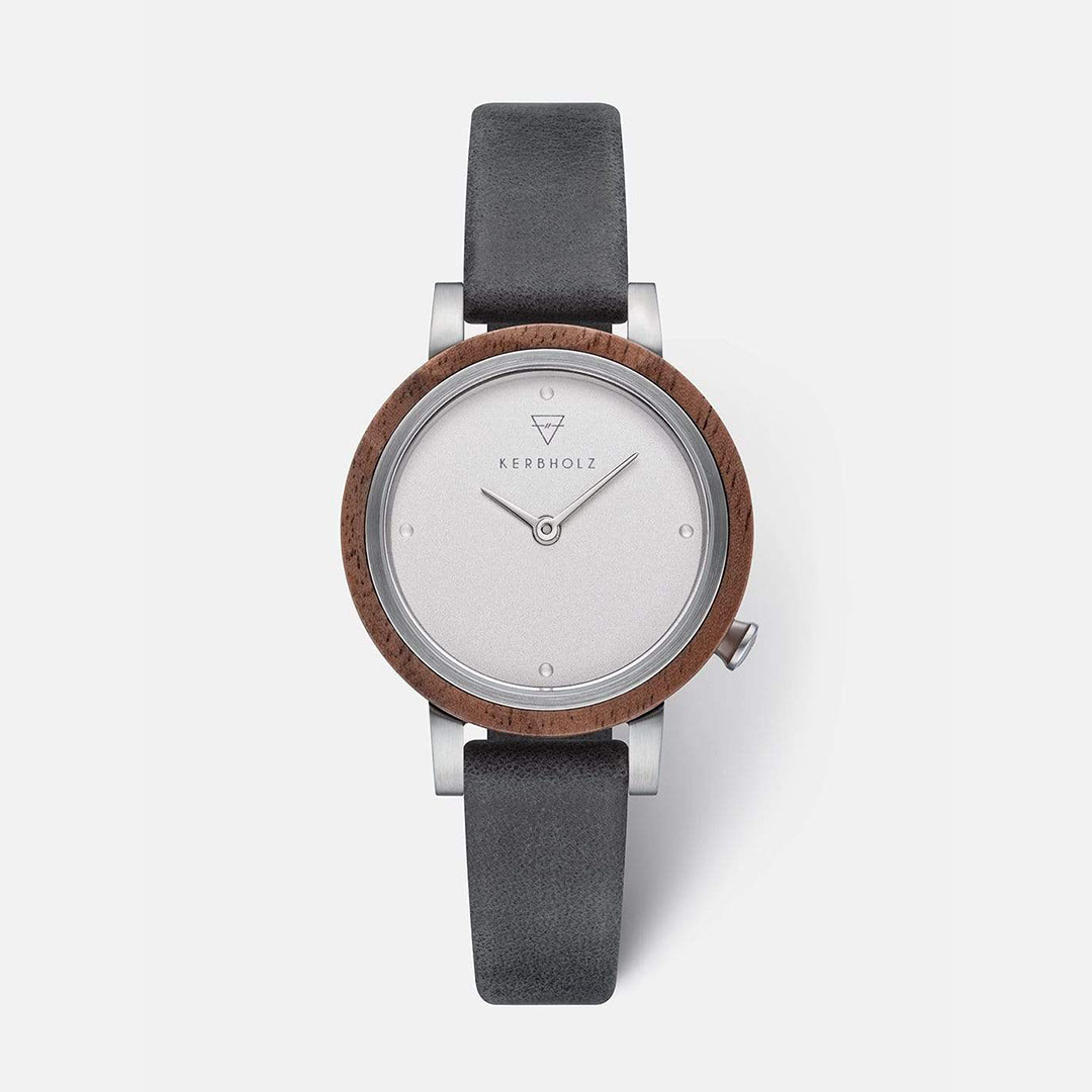 KERBHOLZ｜LUISE 30mm ルイーズ ウォールナット シルバー アスファルト