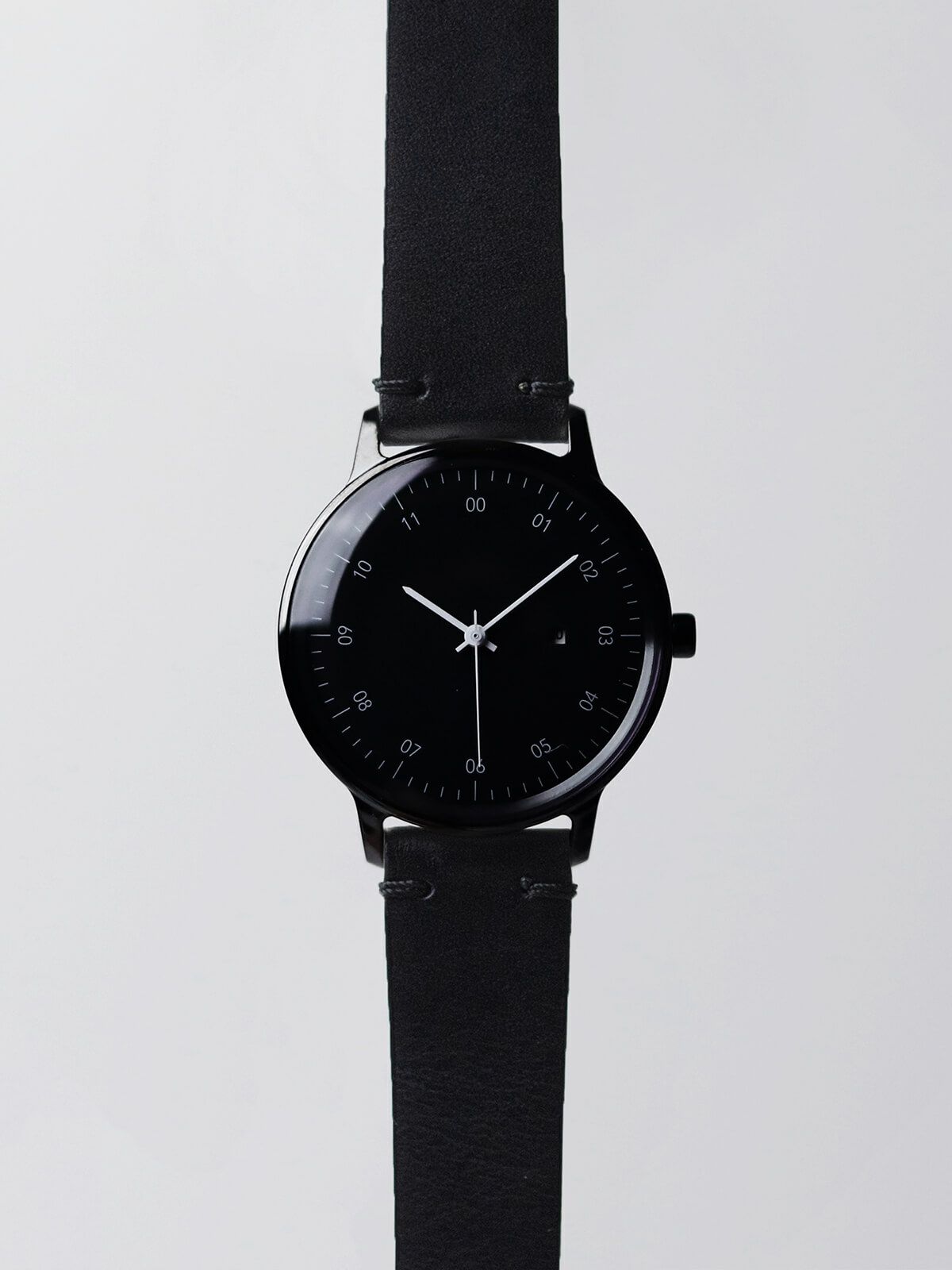 sazare さざれ｜SK01 SS ブラックミラー ブラックダイヤル ブラック Dバックルブッテーロレザー