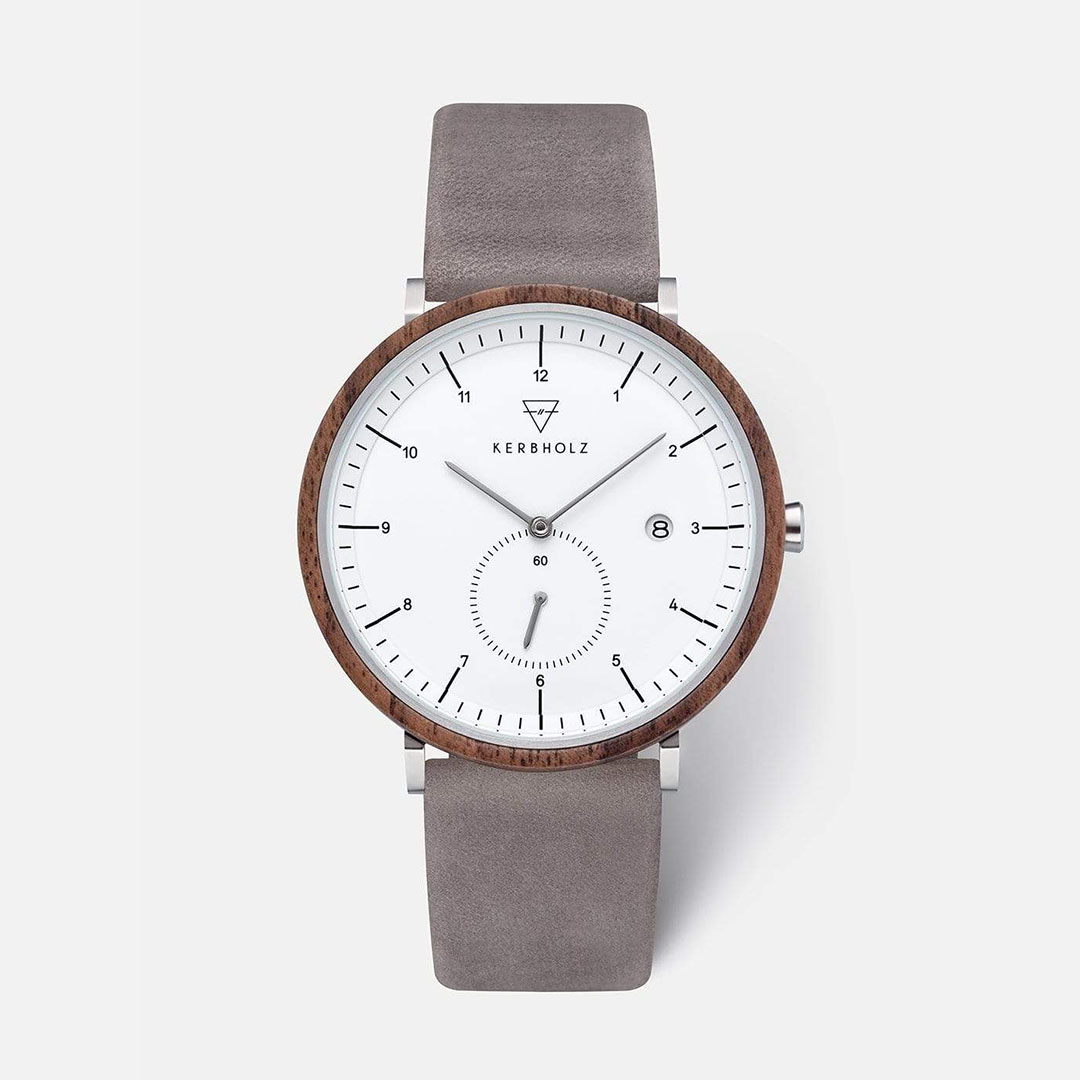 KERBHOLZ｜ANTON 42mm アントン ウォールナット シルバー グレー