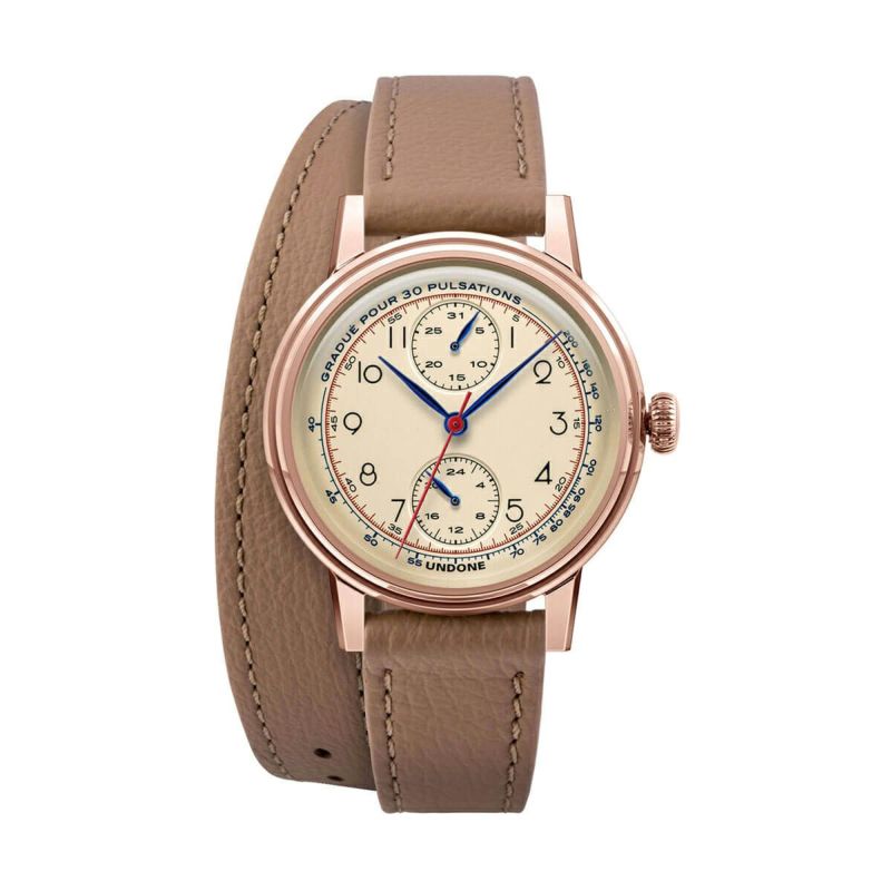 正規品 UNDONE アンダーン 腕時計 レディース Urban 34mm アーバン キリー ベージュ ローズゴールド レザーベルト URB-K34-PG
