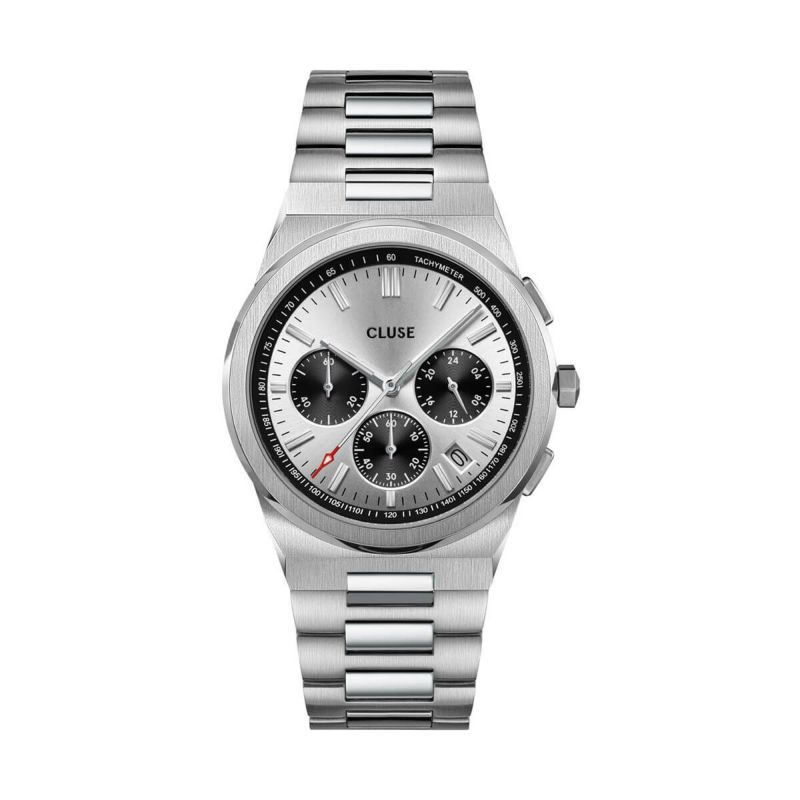 CLUSE｜Vigoureux Chrono ヴィグルークロノ シルバーブラック シルバー